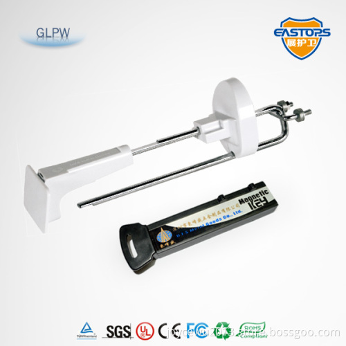2013 smart retail security metal display hooks retail store exhibition hook with magnet key